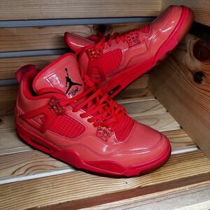 Air Jordan 4 Retro NRG Hot Punch Black Volt [AQ9128-600] Women's Size 9.5 US